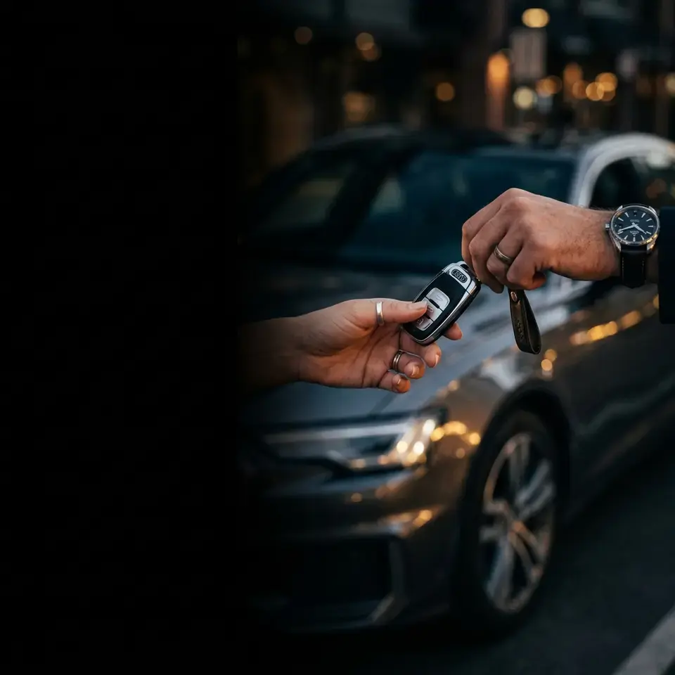 Receive Car: Inspect the car and start your trip